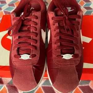 Nike Cortez suede/nylon burgundy